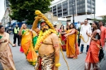 London, bonalu festival, over 800 nris participate in bonalu festivities in london organized by telangana community, Cadbury
