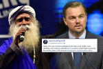 sadhguru, cauvery calling donations, civil society groups ask dicaprio to withdraw support for cauvery calling, Sadhguru