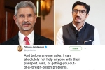 foreign minister, Dhruva Jaishankar twitter, new foreign minister s son dhruva jaishankar says he can t help with passport woes in cheeky tweet, Gaurav pandit