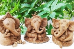 which clay is used for making ganesha, edo friendly Ganesha, how to make eco friendly ganesh idol from clay at home, Ganesh chaturthi
