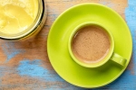 Ghee in Coffee breaking, Ghee in Coffee breaking, adding ghee to your coffee is a great practice, Bulle
