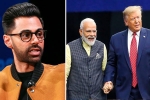 hasan minhaj at howdy modi, hasan minhaj, hasan minhaj allegedly denied entry to howdy modi event, Howdy modi