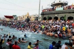 kumbh mela 2019 in hindi, maha kumbh mela 2019 dates, kumbh mela 2019 indian diaspora takes dip in holy water at sangam, Indian diaspora conclave