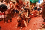 what is la tomatina, la tomatina tickets, la tomatina 2019 thousands hurl fruit at fun food festival, La tomatina
