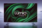 Lumio Vision 9 price, Lumio Vision 9 colours, lumio vision 9 launched in india with 144hz 4k screen, Android 15