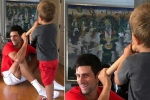 Novak Djokovic, Novak Djokovic a Devotee of Lord Krishna, is tennis star novak djokovic a devotee of lord krishna this viral pic with his kids is a proof, Novak djokovic