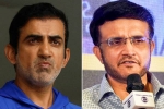 Sourav Ganguly and Gautam Gambhir, Sourav Ganguly and Gautam Gambhir, sourav ganguly sends clear warning to gautam gambhir, Look