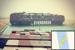 Suez Canal news, Ever Given container ship blocked, egypt s suez canal blocked after a massive cargo shit turns sideways, Cargo ship