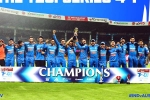 India Vs Australia T20 series scores, India Vs Australia T20 series winner, t20 series india beat australia by 4 1, Aaron