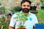 nri, nitin lalit, young nri entrepreneur returns to his native place with an intent to save water in gardening, Save water