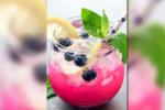 Tangy Blueberry Lemonade, blueberry drinks, blueberry lemonade, Blueberries