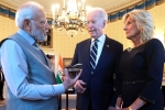 Joe Biden, Narendra Modi USA Tour, narendra modi gifts 75 carat diamond to jill biden, Poem